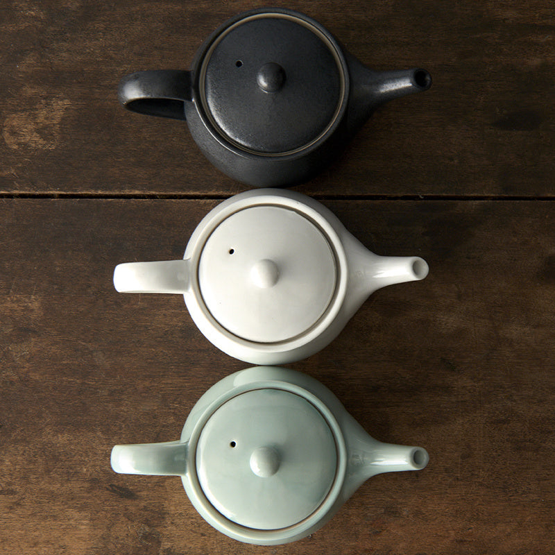 Teapot 400ml Matte White Glaze - Image 5
