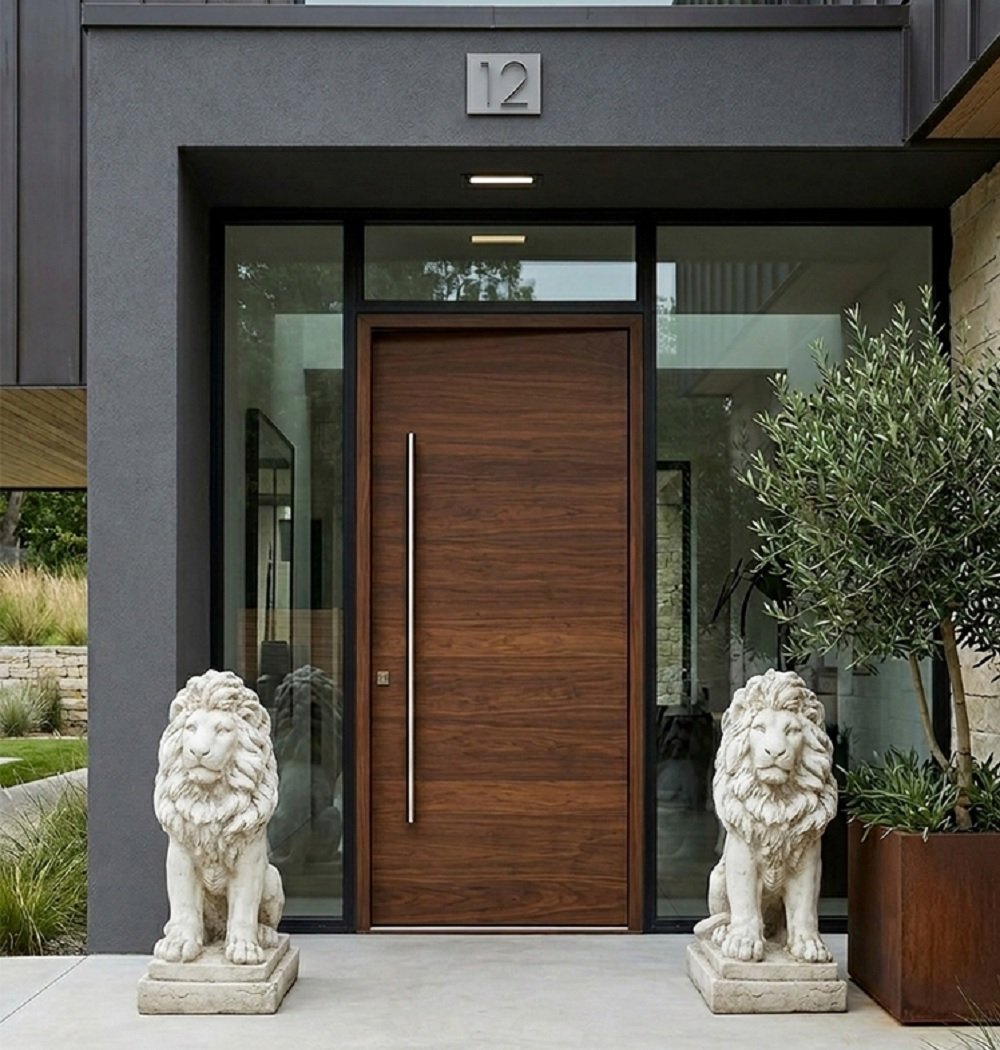 French Lion Statue 67cm - Image 3