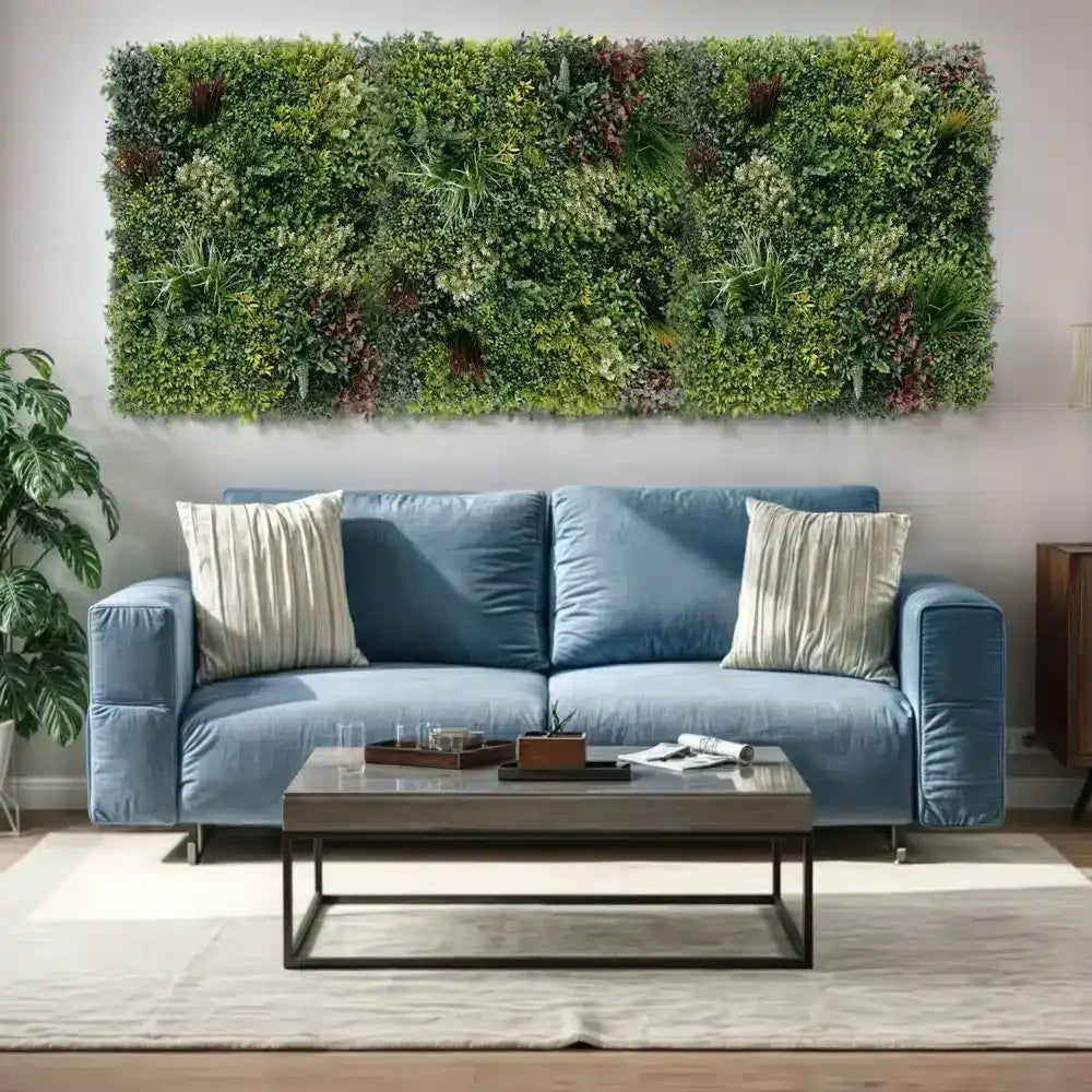 [Draft] Luxury Triptych Vertical Garden / Living Wall Set 3 of Pieces 1m x 1m (3 SQM Set) UV Resistant - Image 3