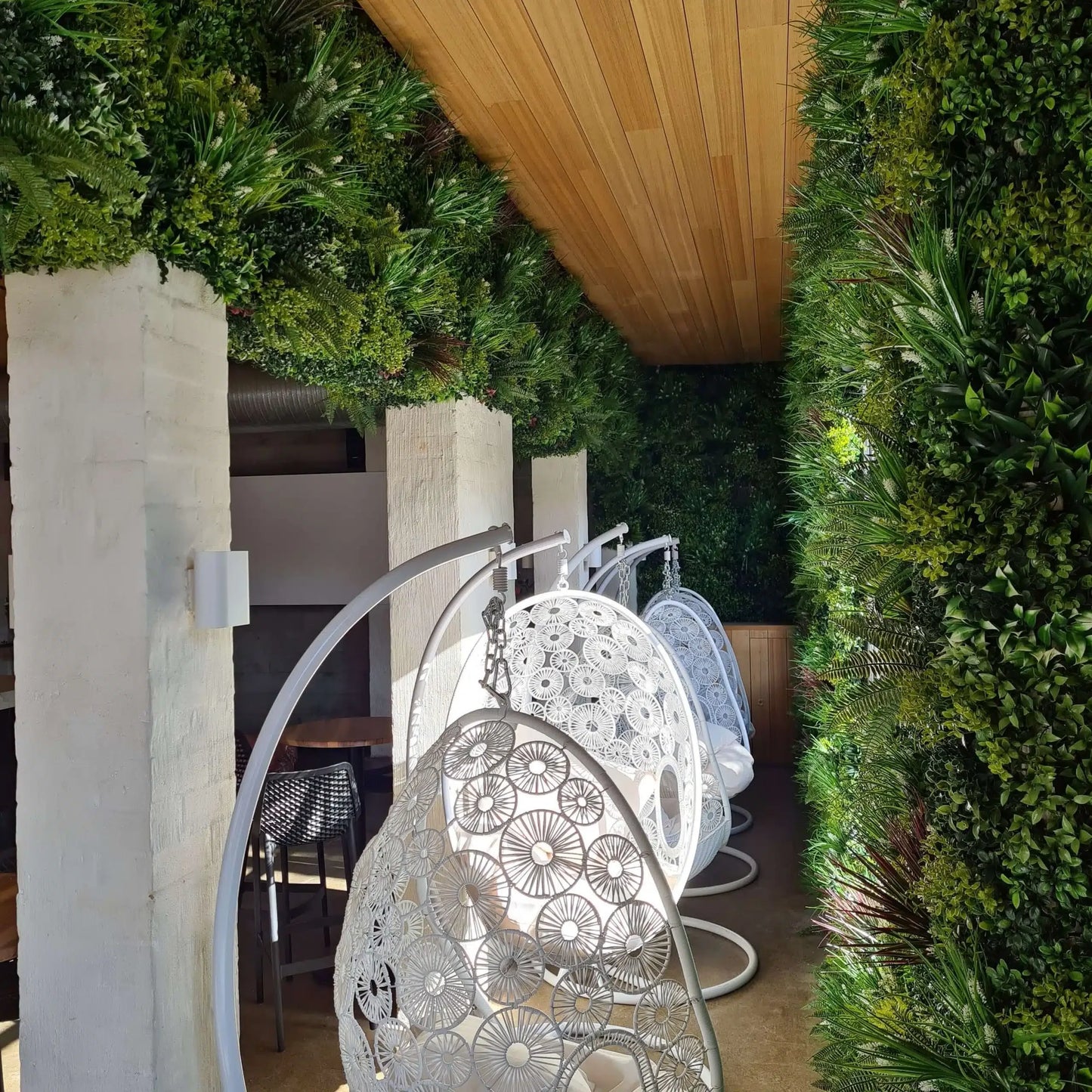 Luxury Lush Spring Recycled Vertical Garden / Green Wall UV Resistant Sample - Image 4