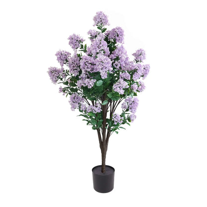 Flowering Lilac Crepe Myrtle Tree 120cm UV Resistant - Image 2