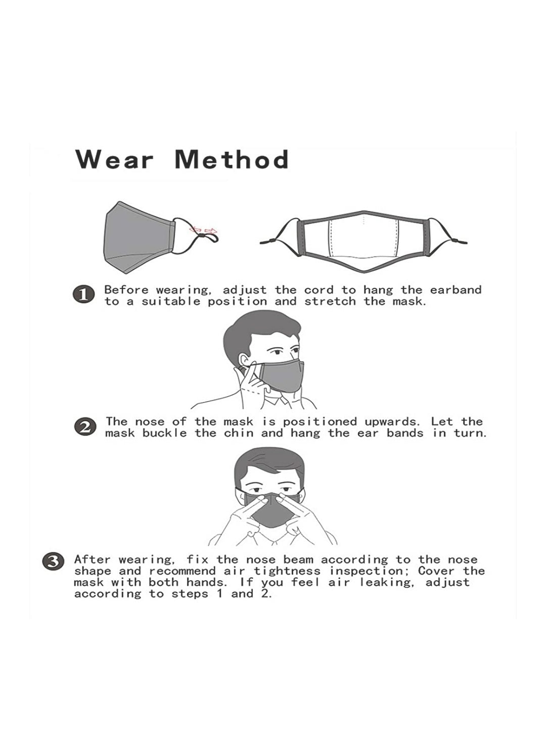 Adult Face Mask Burgundy - Made in Vietnam - Image 3