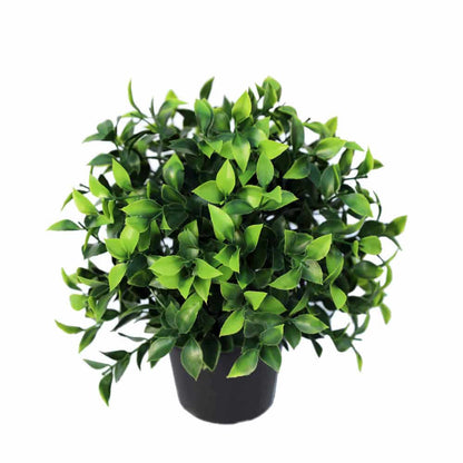 Small Potted Artificial Jasmine Plant UV Resistant 20cm - Image 3